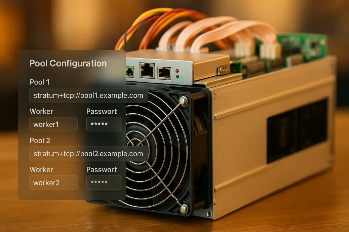 Генератор настроек пула — готовые конфигурации для ASIC
