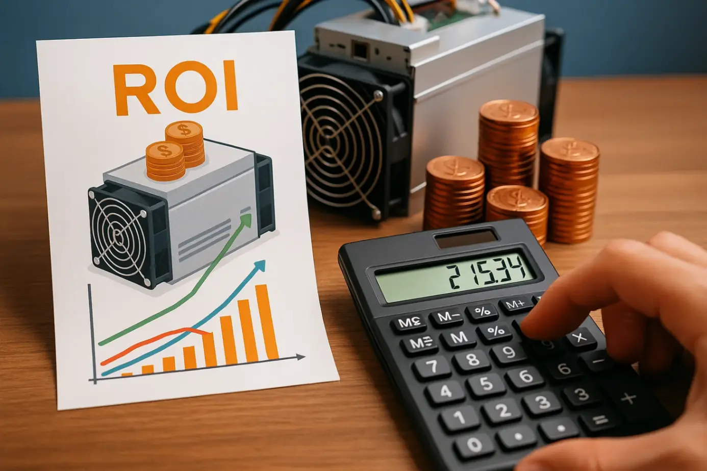 Калькулятор ROI для ASIC: окупаемость майнинга в 2025 году