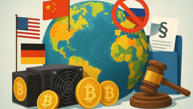 Майнинг биткоина в разных странах — законы и ограничения 2025